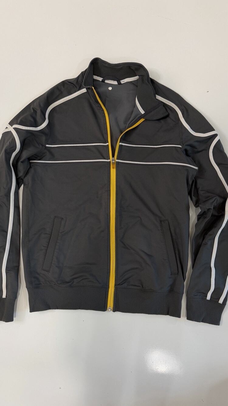 lululemon athletica men’s Gray Jacket S Full Zip Pockets